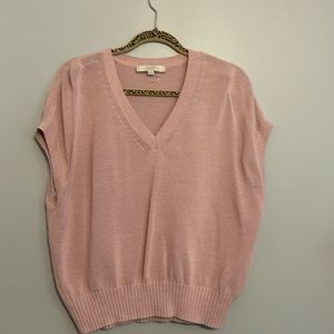 LOFT size XL pink sweater vest